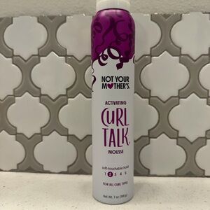 Curl Talk Activating Mousse - Purple and White